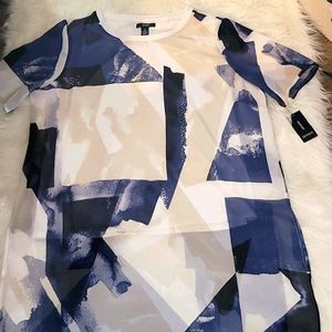 Alfani NWT LONG BLOUSE WITH SLITS